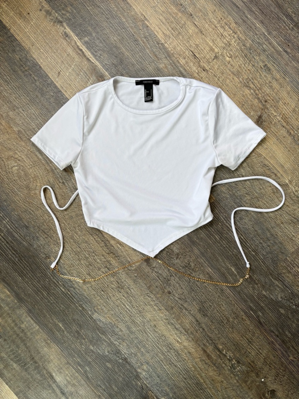 Cropped Belly Chain Top